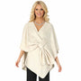 Magic Scarf Luxury Wool Feel Loop Cream Cape