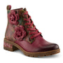 L'artiste By Spring Step Martinela Bordeaux Multi Leather Bootie (Women's)
