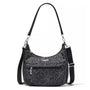 Baggallini Modern Pocket Midnight Blossom Half Moon Bag (Women's)