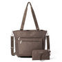 Baggallini Modern Everyday Shopper Dark Umber Heritage Tote Bag (Women's)