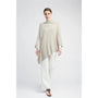 Look by M Basic Triangle Poncho Beige (Women's)