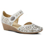 Spring Step Nougat White Leather Mary Jane Shoe (Women's)