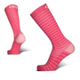 OS1st Wellness Compression Pink Stripes Socks (Unisex)