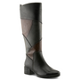 Spring Step Patchwork Black Multi Leather Tall Boot (Women's)