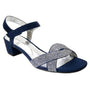 David Tate Rain Navy Heel Sandal (Women's)