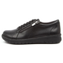 Ziera Solar Black Leather Sneaker (Women's)