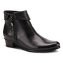 Spring Step Stockholm Black Leather Bootie (Women's)