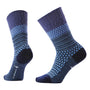 Smartwool Everyday Cozy Popcorn Cable Serene Blue Crew Socks (Women's)