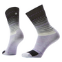 Smartwool Everyday Stitch Stripe Zero Cushion Purple/Black Crew Socks (Unisex)