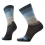 Smartwool Everyday Stitch Stripe Zero Cushion Charcoal/Ash Crew Socks (Unisex)