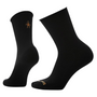 Smartwool Everyday Roll Top Black Crew Socks (Unisex)