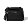Baggallini Trifecta RFID Wallet Black Crossbody Bag (Women's)