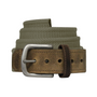 Bison Designs Pontoon™ Leather Tip Belt Dark Olive 38mm (Men's)