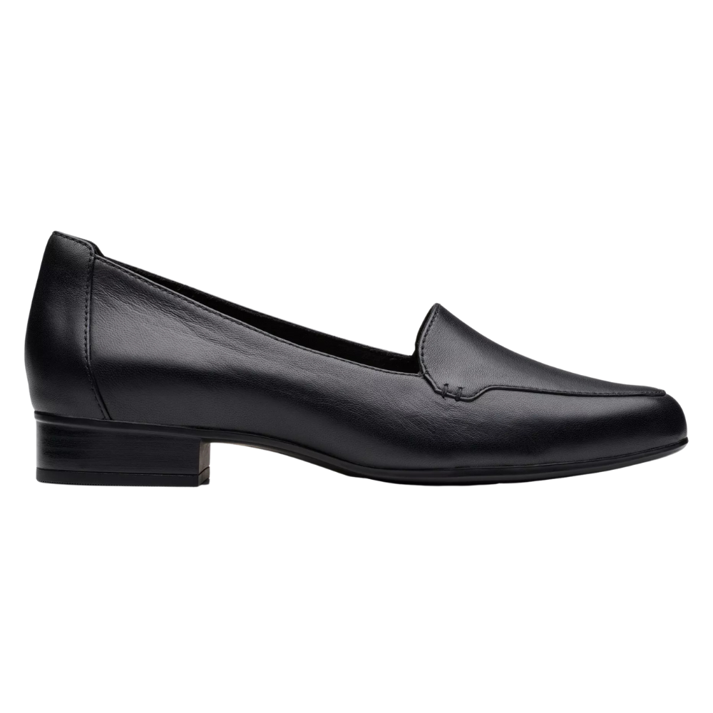Clarks Krystine Lily Black Leather Loafer (Women's) | Mar-Lou Shoes