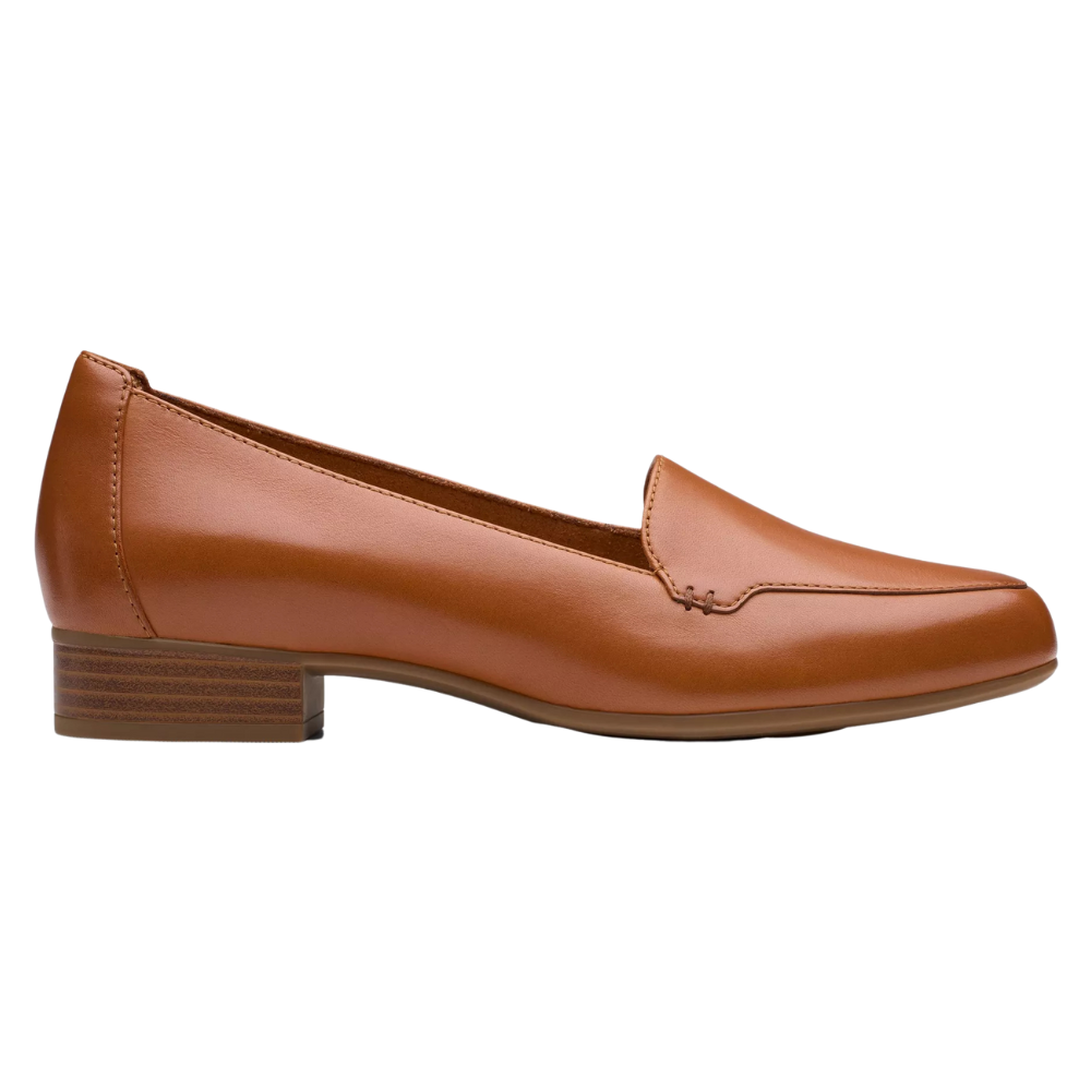Clarks Krystine Lily Tan Leather Loafer (Women's) | Mar-Lou Shoes