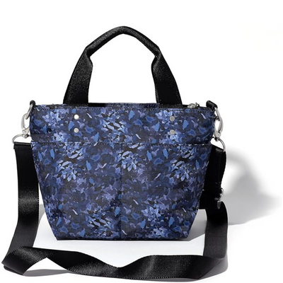 Baggallini Mini Carryall Indigo Petal Tote Bag (Women's) | Mar-Lou Shoes