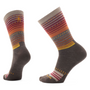 Smartwool Everyday Stitch Stripe Zero Cushion Chestnut Crew Socks (Unisex)