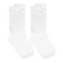 Jefferies Socks Carolina Ultimate Non-Binding Crew White Socks 10-12