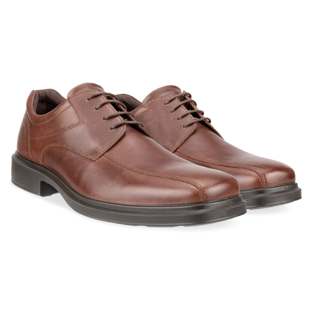 ECCO Helsinki 2 Bike Toe Tie Mink Leather Shoe (Men's) | Mar-Lou Shoes