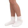 Jefferies Socks Smooth Toe Organic Cotton Turn Cuff White Socks 9-11