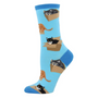 Sock Smith Cotton Cat In A Box Crew Socks (Women's)