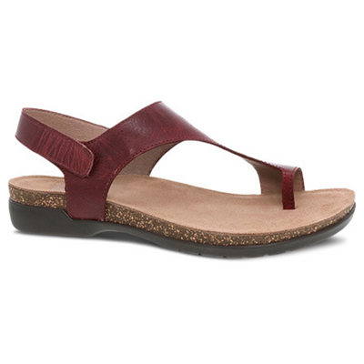 Dansko Reece Cinnabar Waxy Burnished Sandal (Women's) | Mar-Lou Shoes