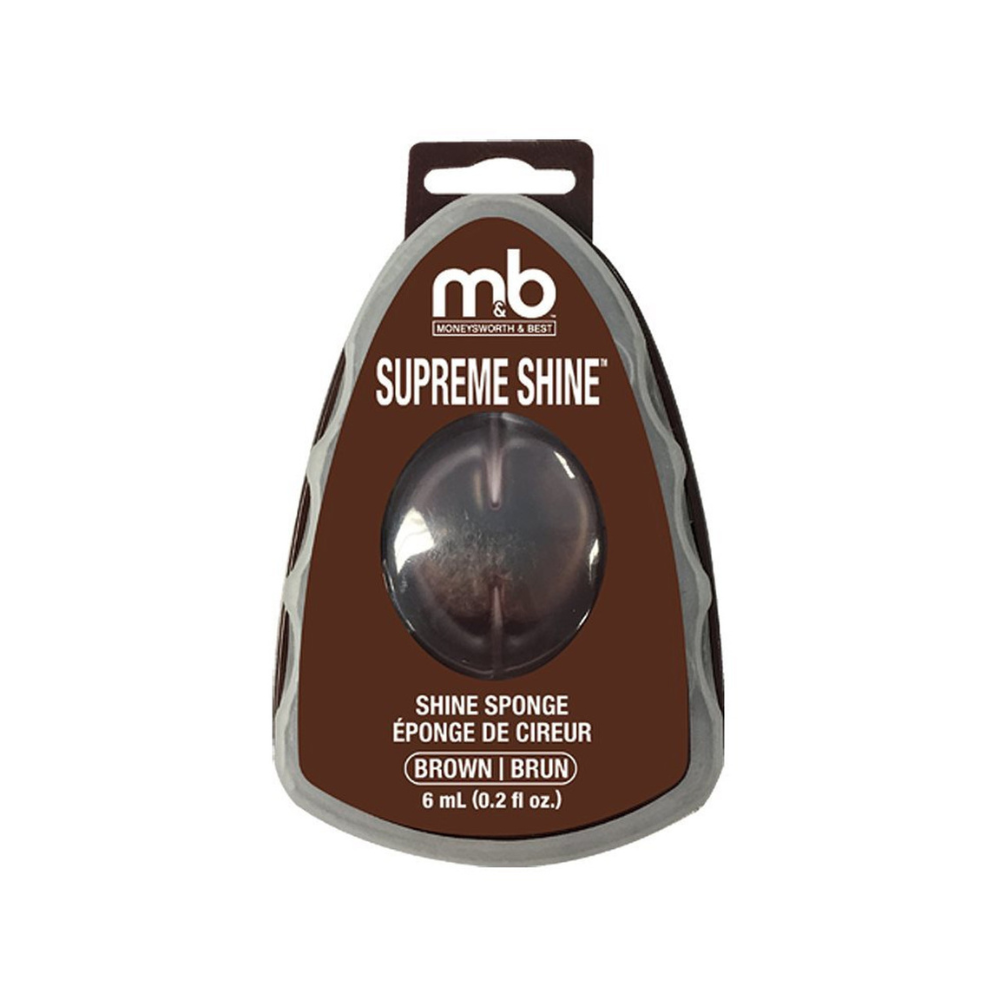 Moneysworth & Best Supreme Shine Brown Sponge | Mar-Lou Shoes