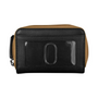 Ili New York Two Tone Zip Around Black Pouch (Women's)