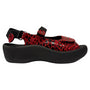 Wolky Jewel Red Cobra Nubuck Sandal (Women's)