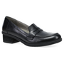 Dansko Danica Black Waterproof Burnished Loafer (Women's)