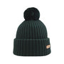 Superyellow Kide Dark Green Merino Wool Beanie (Unisex)