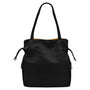 ili New York Drawstring Black Tote Bag (Women's)