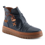 Spring Step Vandis Navy Leather Boot (Women's)