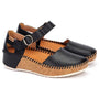 Pikolinos Marina Black Leather Sandal (Women's)