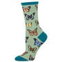 Sock Smith Majestic Butterflies Crew Socks (Women's)