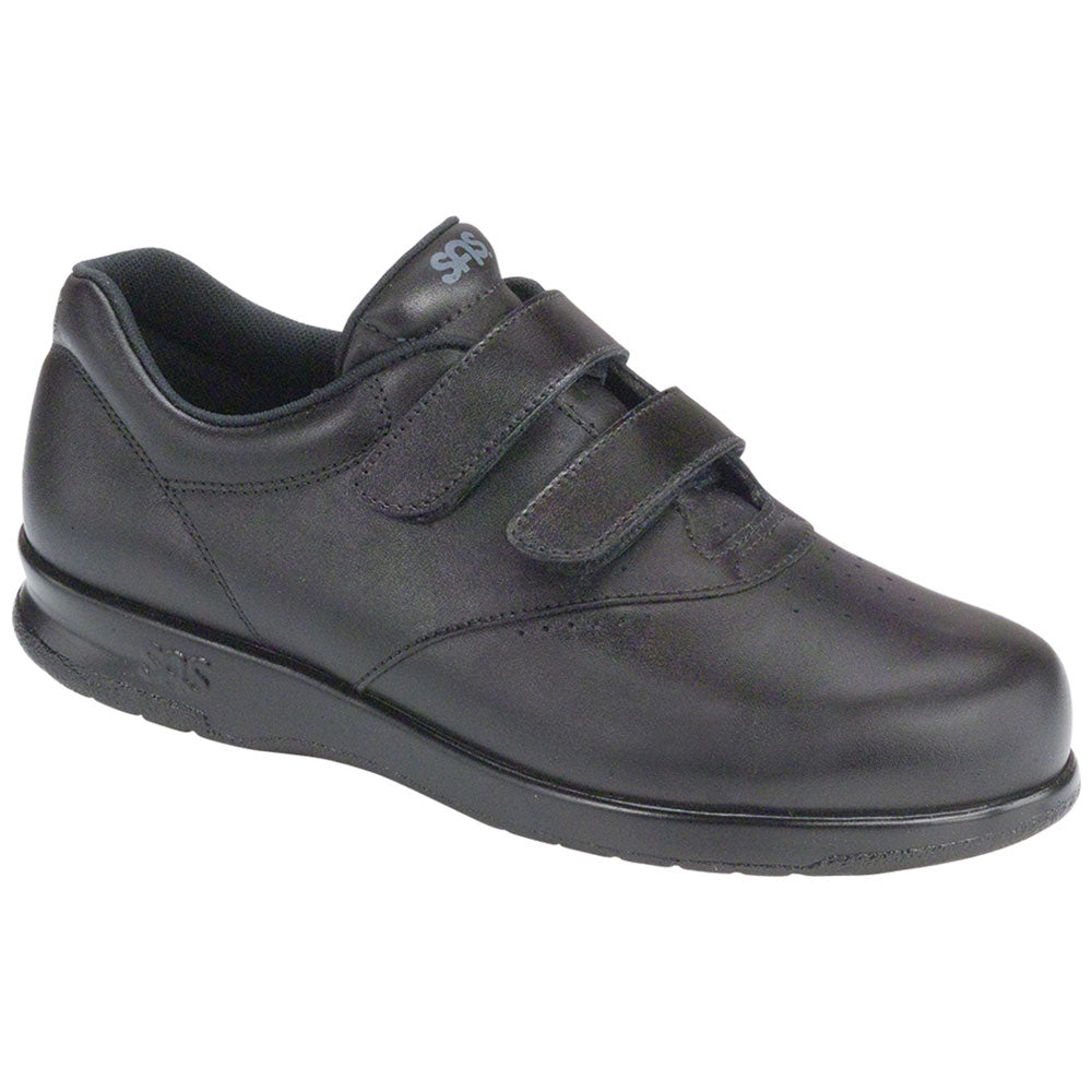 SAS Me Too in Black Leather at Mar-Lou Shoes