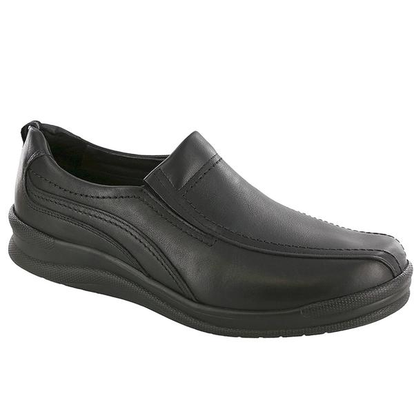 SAS Cruise On Loafer in Black Leather at Mar-Lou Shoes