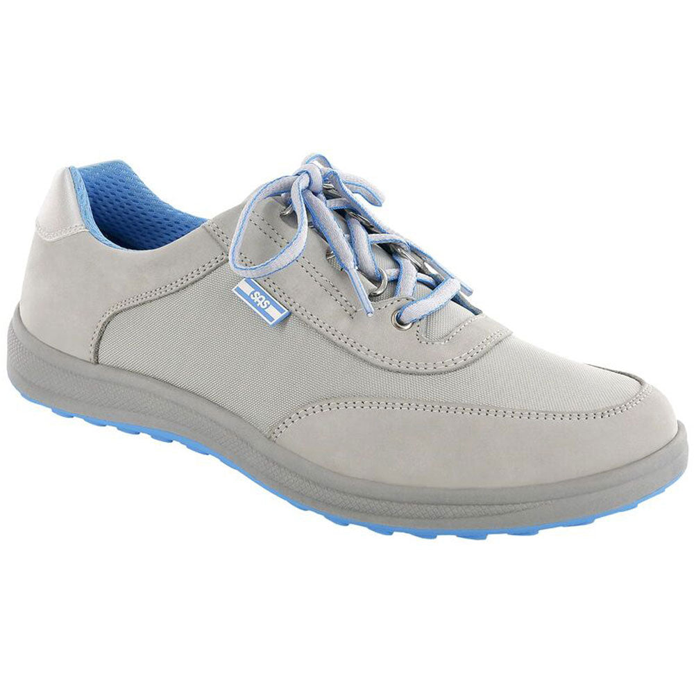 SAS Sporty Silver Nubuck Shoe (Women's) | Mar-Lou Shoes