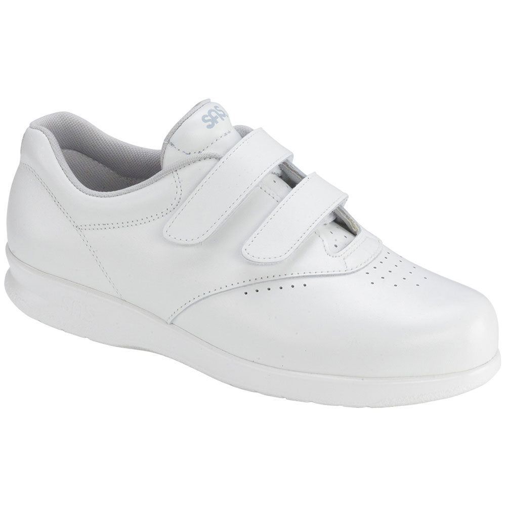SAS Me Too in White Leather at Mar-Lou Shoes