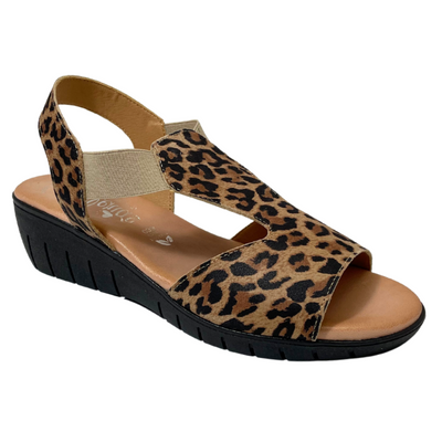 Valeria's Jerilyn Leopardo Sandal (Women's) | Mar-Lou Shoes