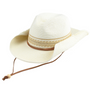 Jeanne Simmons Accessories Cowboy Fedora White Hat (Women's)