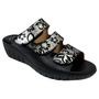 Valeria's Georgette Black Soft Leather Sandal (Women's)