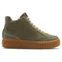 Sorel Ona Ave™ Zip Mid Stone Green/Gum Waterproof Sneaker (Women's)