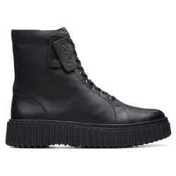 Clarks Torhill Rise Black Leather Boot (Women's) | Mar-Lou Shoes