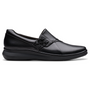 Clarks Lynell Slip Black Leather Slip-On (Women's)