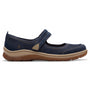 Clarks Orlene Jane Navy Leather Shoe (Women's)