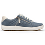 Clarks Nalle Zen Blue Nubuck Sneaker (Women's)