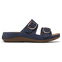 Clarks Cecily Step Navy Nubuck Sandal (Women's)