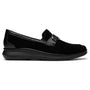 Clarks Lynell Bay Black Suede Shoe (Women's)