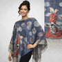 Magic Scarf Sueded Microfiber Art Design Button Shawl